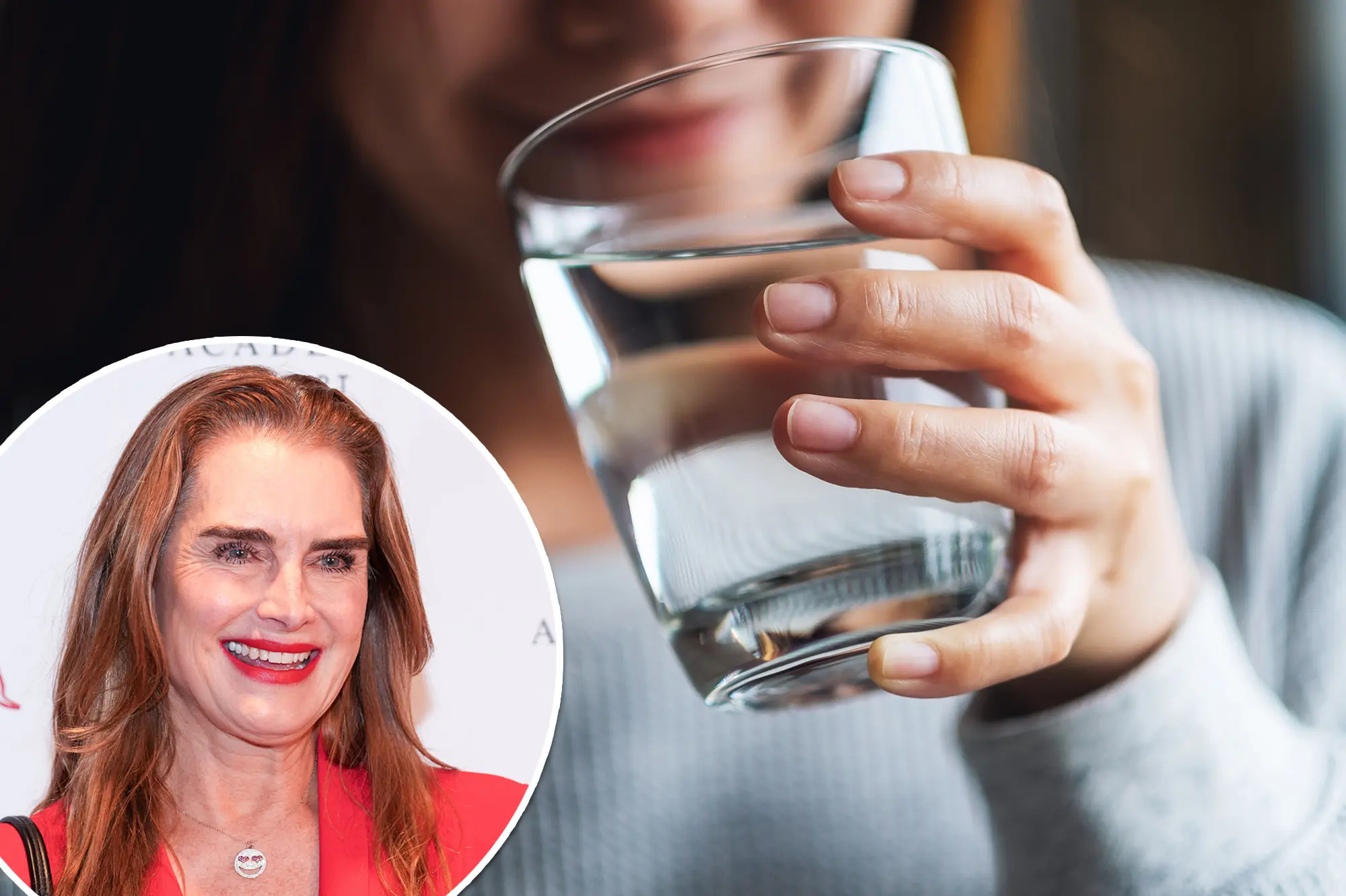 Brooke Shields says drinking excess water led to her seizure